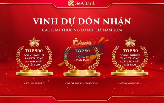 Các giải thưởng và danh hiệu nổi bật của Ngân hàng TMCP Đông Nam Á