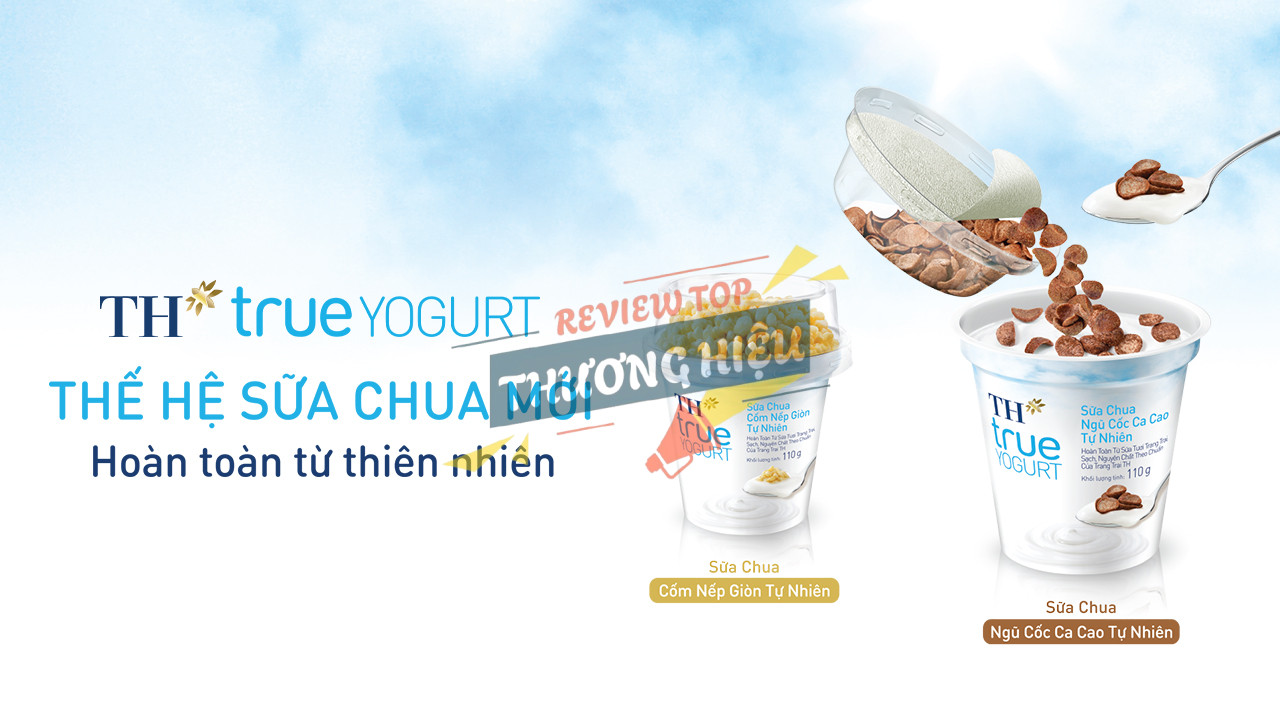 Các sản phẩm sữa chua TH true YOGURT