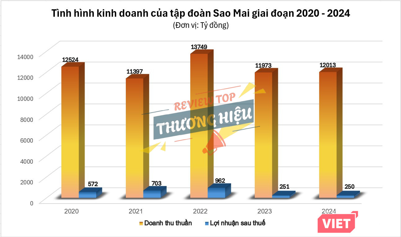 Review Công Ty Cp Tập Đoàn Sao Mai Có Uy Tín Không? 9 Doanh thu và lợi nhuận của Công Ty Cp Tập Đoàn Sao Mai qua các năm