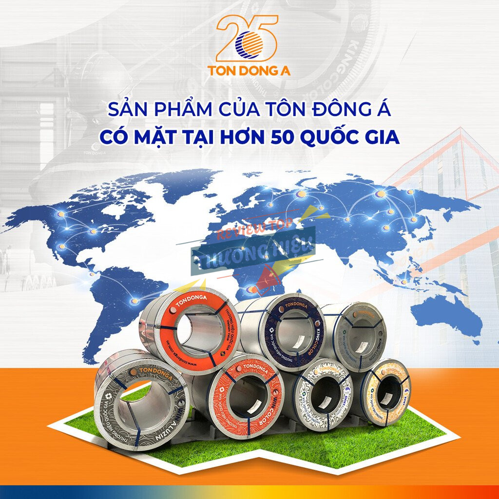 Review Công Ty Cp Tôn Đông Á Có Uy Tín Không? 16 Mạng lưới phân phối và kênh mua hàng chính hãng Của Tôn Đông Á