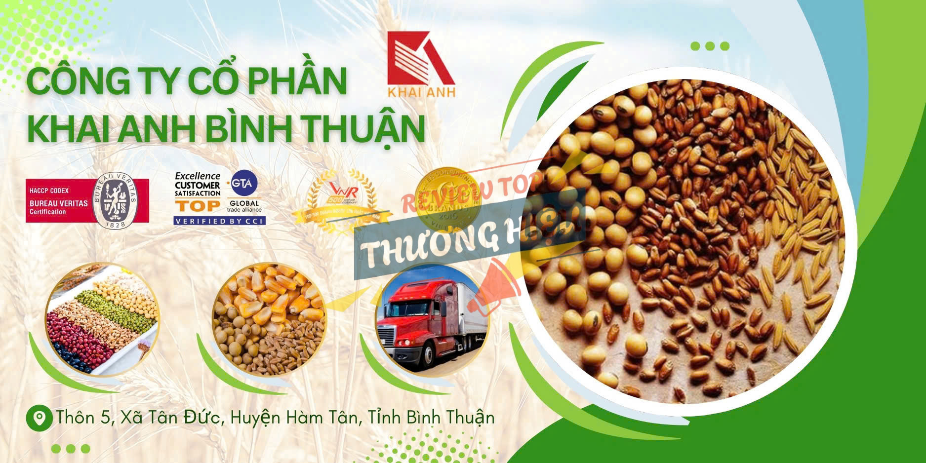  Tổng quan về Công Ty CP Khai Anh Bình Thuận