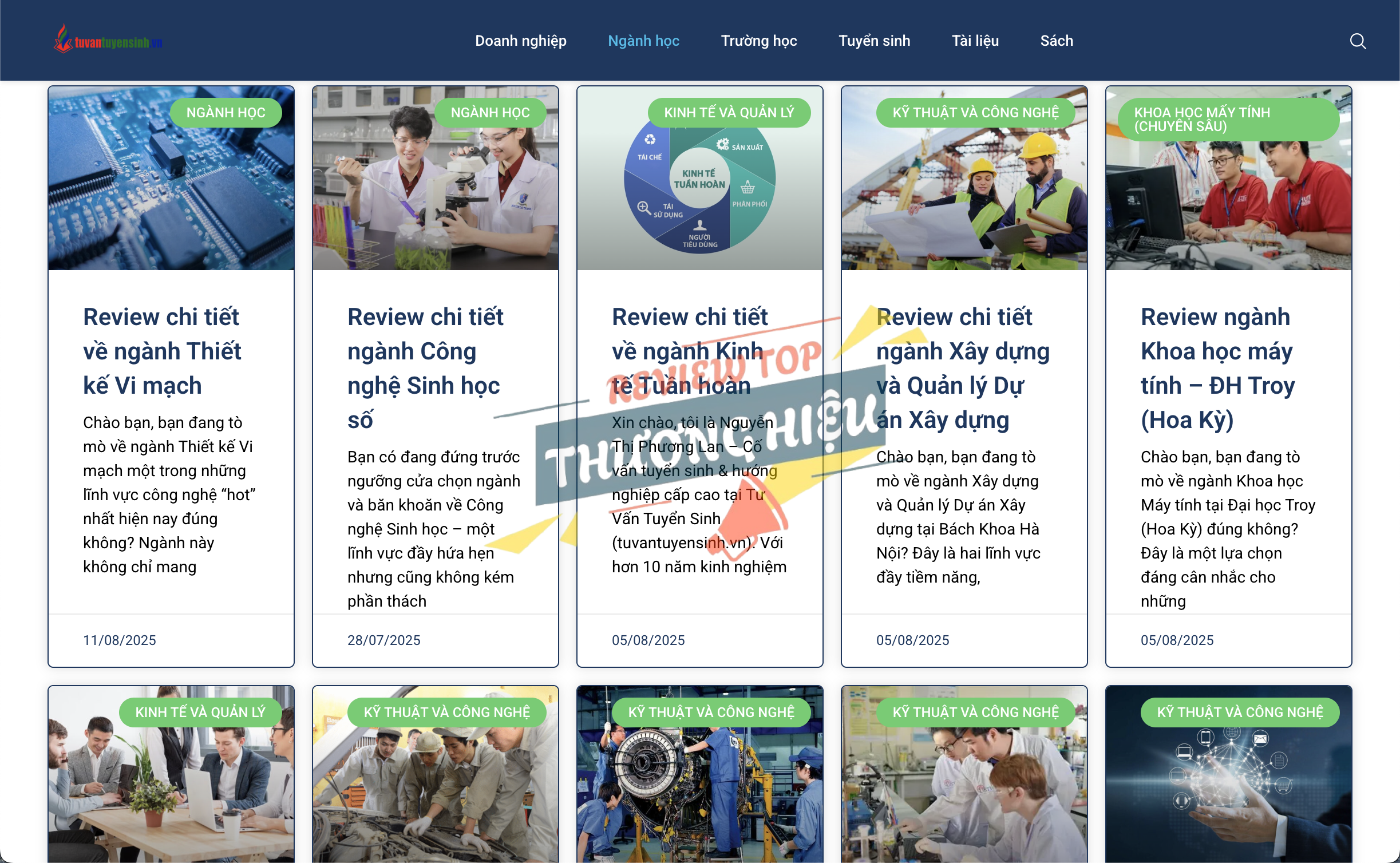 Review Tài liệu PDF trên website tư vấn tuyển sinh Có Uy Tín Không