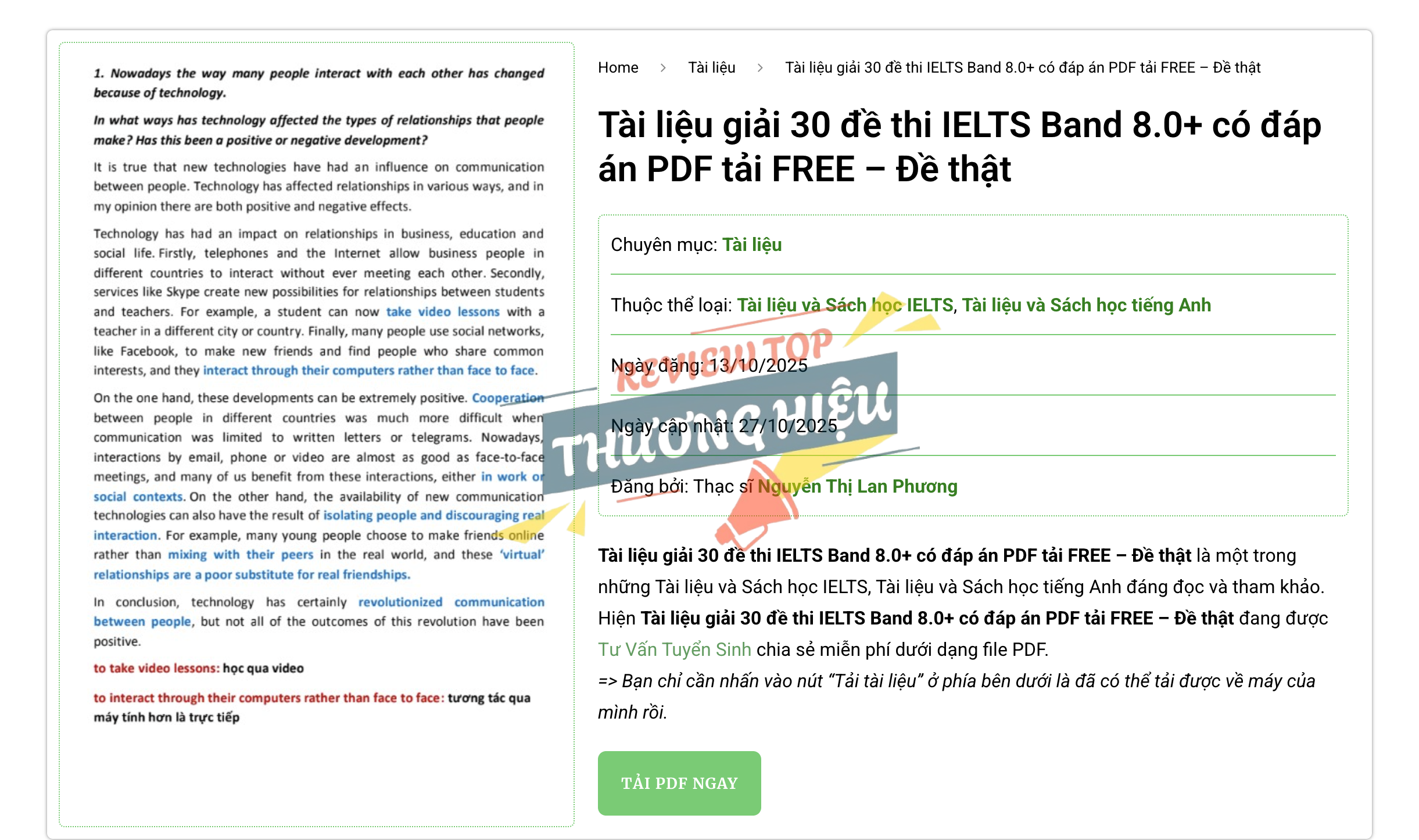Thách thức khi tìm kiếm thông tin tuyển sinh online