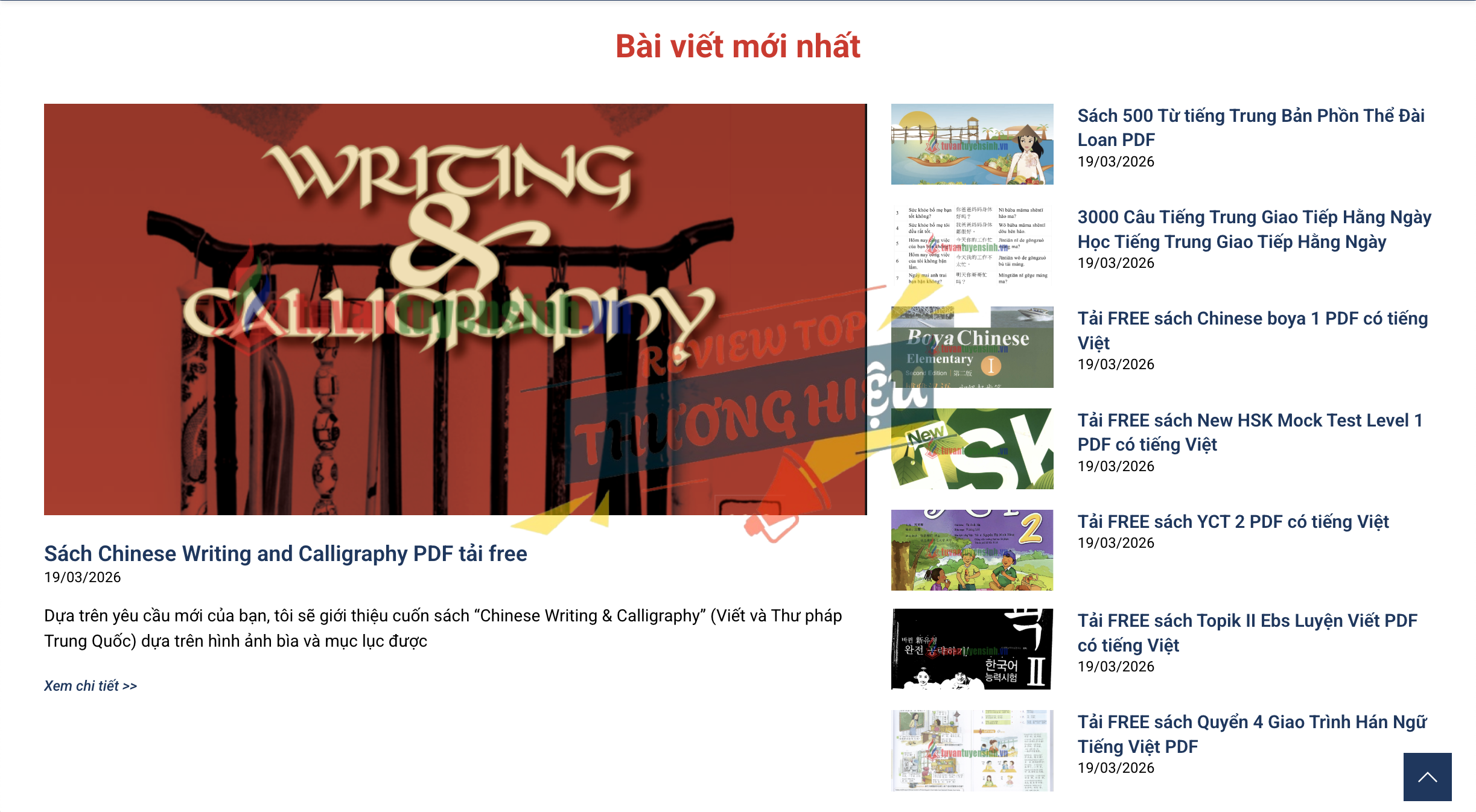 Tổng quan về website Tư Vấn Tuyển Sinh