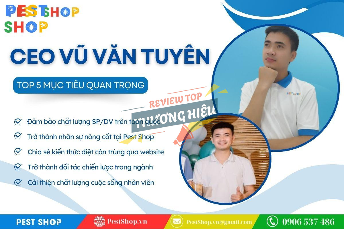 Pest Shop là ai? Hành trình 5 năm bảo vệ không gian sống người Việt 23 Kinh nghiệm và uy tín của Pest Shop trên thị trường